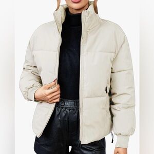Cream Puffer Jacket